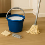 JOEY'Z 10QT (9.5L) Cleaning Bucket with Handle and Spout – Heavy Duty Mop Bucket for Household Use, Utility Pail for Water, Storage, or Car Wash - Plastic Buckets, Plastic Buckets with Handles - Blue
