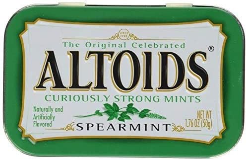 Altoids Curiously Strong Mints - Spearmint 1.76 oz (Pack of 6)