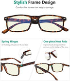 Eyekepper Computer Reading Glasses for Men Blue Light Blocking Readers Women, Tortoiseshell