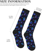 Compression Socks Women Knee High Support Circulation Stockings for Running Cycling Flying