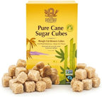 The Gilded Pantry Demerara Brown Sugar Cubes - Rough Cut, Unrefined Cane Sugar Lumps - Fair Trade & Non-GMO - Perfect for Cocktails, Coffee, Tea & Baking, 17.6 Oz