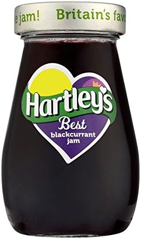 Hartleys Best Blackcurrant Jam - 340g - Pack of 2 (340g x 2)