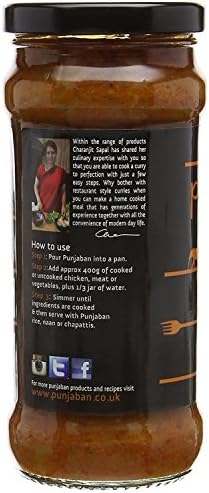 Punjaban Hot Authentic Curry Base 350 g (Pack of 6)