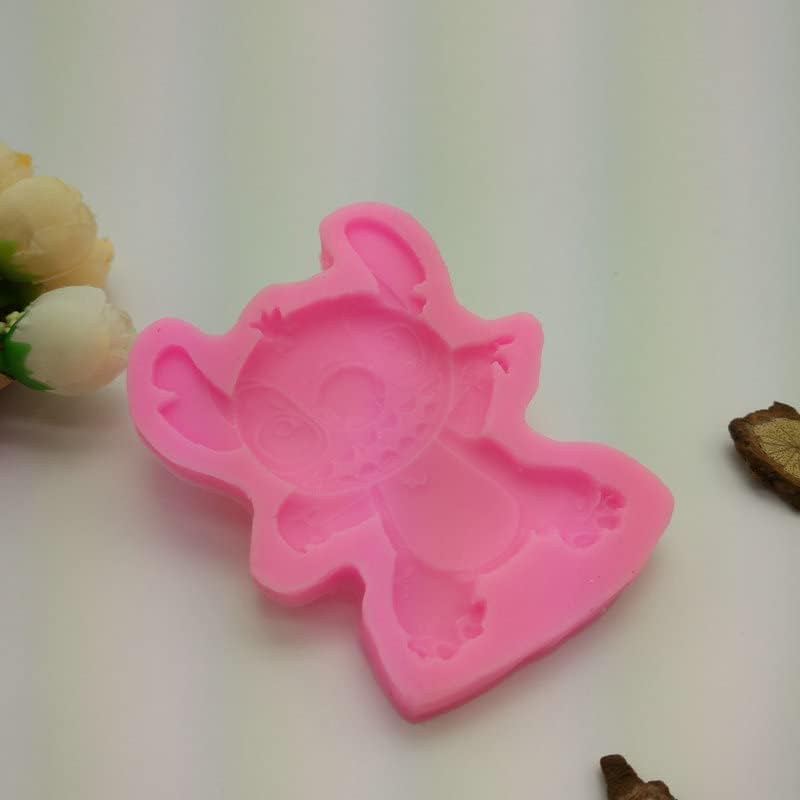 Cartoon Anime Silicone Molds for DIY Fondant Candy Making Chocolate Mold Desserts Ice Cube Gum Clay Biscuit Plaster Resin Cupcake Topper Cake Decor Moulds