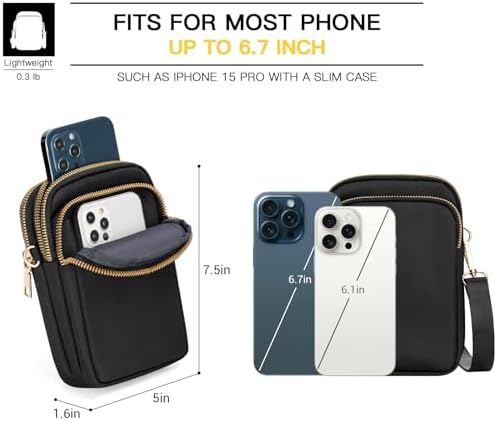 YINHEXI Small Crossbody Bags for Women, Mini Cell Phone Wallet Purse, Shoulder Bag for Women and Men