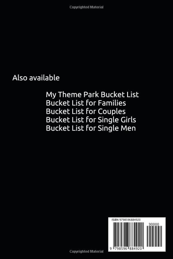My Whiskey Bucket List Journal (Ultimate Bucket List Books!)