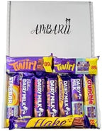 AMBARII Gift box filled Dairy Milk Gift Box 10 Pack. Variety pack, British Chocolates, Gift Hamper