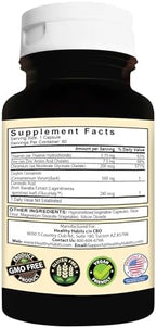 Healthy Habits StrictionD with Thiamin, Zinc, Chromium, Glucohelp Banaba Extract and Ceylon Cinnamon