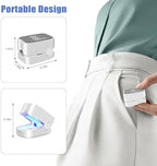 Nail Cleaning Light Device,Toenails & Fingernails Care, Home Use Nail Fungus Light Treatment Device for Multiple Nails, USB Rechargeable