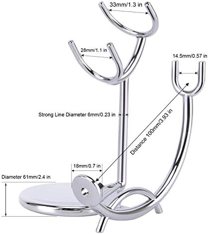 SANWA Grooming Shaving Kit for Men,Shaving Razor and Brush Stand with Stainless Steel Shaving Soap Bowl