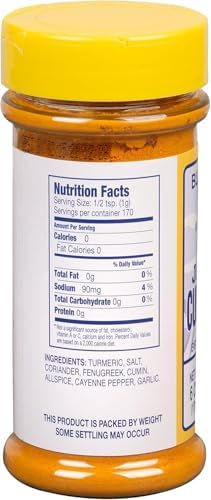 Blue Mountain Country Jamaican Curry Powder – 6 oz Shaker Bottle | Authentic West Indian Curry Spice Blend for Meat, Seafood, Vegetables & More [Pack of 2]