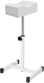 FLOLXNB Pedicure Foot Rest, Foot Massage Pedicure Stool, Tattoo Stand Adjustable Height Footstool Nail Equipment for Home Beauty Salon Spa (White)