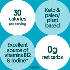 Gimme Seaweed - Sea Salt - Organic Roasted Seaweed Sheets - Keto, Vegan, Gluten Free - Great Source of Iodine & Omega 3’s - Healthy On-The-Go Snack for Kids Adults 4 Count