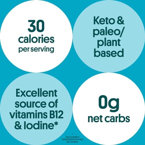 Gimme Seaweed - Sea Salt - Organic Roasted Seaweed Sheets - Keto, Vegan, Gluten Free - Great Source of Iodine & Omega 3’s - Healthy On-The-Go Snack for Kids Adults 4 Count
