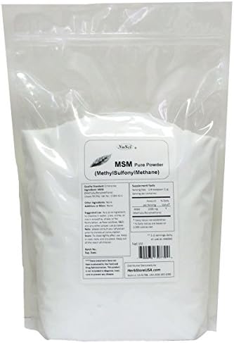 MSM (Methylsulfonylmethane) Pure Powder (1000 Grams (2.2 lb))