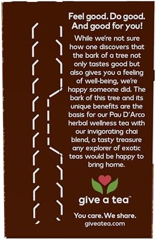 NOW Foods, Pau D'Arco Tea, A Traditional Herbal Experience, Overall Wellness, Premium Unbleached Tea Bags with No-Staples Design, 24-Count