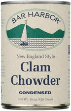 Bar Harbor New England Style Clam Chowder, Condensed, 14.5 oz – Classic Creamy Chowder [Pack of 6]