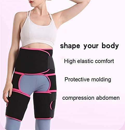 Hip Groin Support for Men & Women, Hip Brace Thigh Compression Sleeve, Injury Strap for Pulled Muscle Strain for Hip Pain Relief Fits Both Leg,Pink,Medium