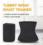 Sonew 3 Meter Waist Trainer for Women, Trimmer Belt Adjustable Lumbar and Back Support, Elastic Tummy Snatch Bandage Band Wrap for Body Shaping, Belly Body Shaper Compression Wrap