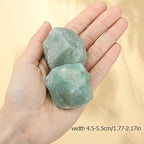 XIANNVXI Green Fluorite 1.8-2.2" Large Raw Crystals and Healing Stones Natural Rough Crystal Rocks for Decor Gifts Tumbling Cabbing Polishing Fountain Rocks 1PCS