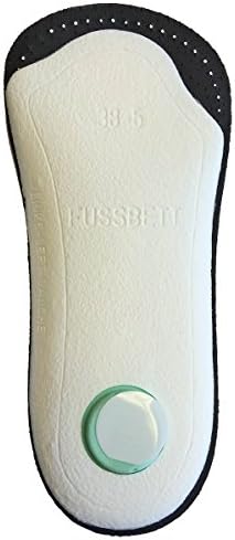 Pedag Holiday | 3/4 Length Sheepskin Orthotic Inserts | Handmade in Germany | Arch Support | Metatarsal Pad | Heel Cushion | Fits Low Profile Tight Shoes | Black | 1 Pair | US Women 9 / EU 39 Men 6