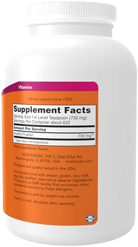 NOW Foods Supplements, Inositol Powder, Neurotransmitter Signaling*, Cellular Health*, 1-Pound