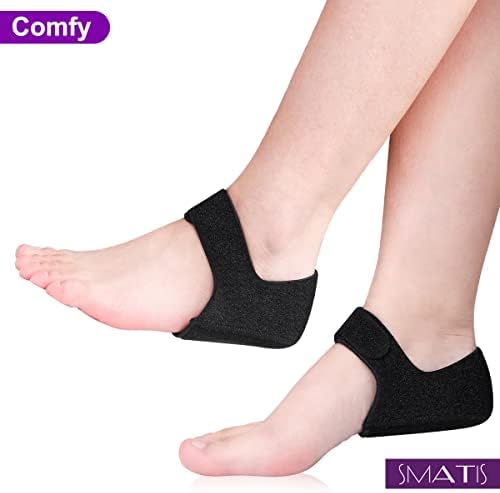 Heel Protectors for Plantar Fasciitis, 2PCS Updated Heel Cups for Heel Pain, Heel Cushion for Achilles Tendonitis Bone Spur Aching Feet Relieve Heel Pain(Size: Women 6-11 + Men 6-10)