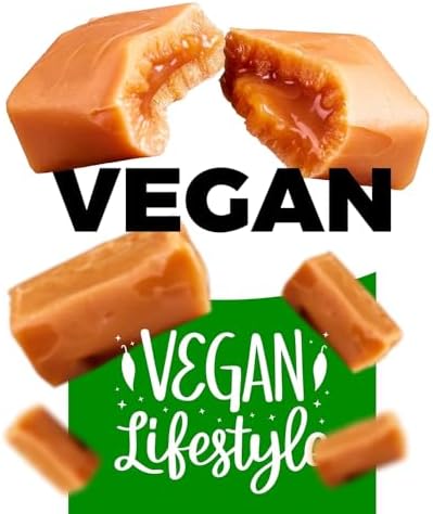 Mr Fudgesto - Vegan Fudge Candy - Salted Caramel Flavor - Confectionery Treat - Sweets Box - Suitable for Gifting - 8.8 oz (250 g)