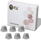 FCS Pack of 6 Click Sleeve for Siemens Signia Lotus Prompt Click- CIC (Vented-Large)