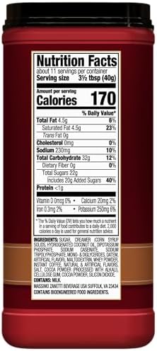 Hills Bros. Cappuccino Mix–Rich, Frothy Coffeehouse-Tasting Instant Drink Mix–Quick and Easy Preparation–Perfect for Hot & Iced Drinks & Creaming Coffee – English Toffee, 1 Pack of 16oz