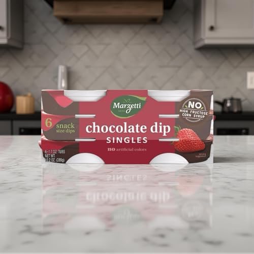 Marzetti Dip Singles, 6 Per Pack, 12 Packs Per Case (72 Total) (72 Packs, Chocolate)