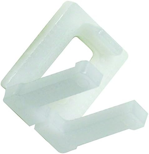BOX USA BPS12PLBUCK Plastic Buckles Poly Strapping Buckles, 1/2", White (Pack of 1000)