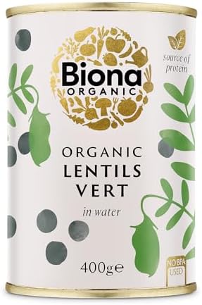 Biona Organic Lentils Vert 400g - Pack of 6
