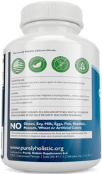 Calcium Citrate 1000mg | Healthy Bone & Teeth Support | High Absorption Cal Citrate | Gentle on Digestion | Vegan & Non-GMO | 3 Month Supply | Calcium Supplements for Women & Men | 365 Capsules