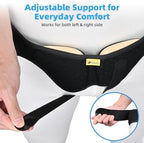 Tenbon Inguinal Hernia Belt for Men & Women - Adjustable Bilateral/Double Inguinal, Groin Hernia Support Truss for Pre & Post Surgery with 2 Removable Pads, Breathable & Discreet Wear Under Clothes (Medium)