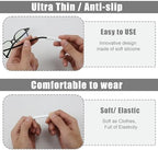 4pcs Eye Glasses Ear Cushion for Glasses Grip Anti-Slip Elastic Comfort Temple Sleeves Eyewear Retainer Tip
