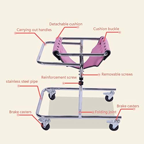 Walker Stand Cerebral Palsy Hemiplegia Rehabilitation Training Equipment - Suitable for 80-120cm Child Training