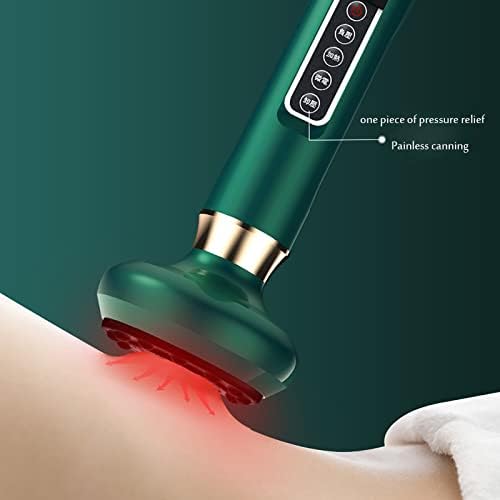 Electric Heating Cupping Machine,Electric Gua Sha Scraping Massager, Handheld Physical Therapy GuaSha Massage Device,Whole Body Massager