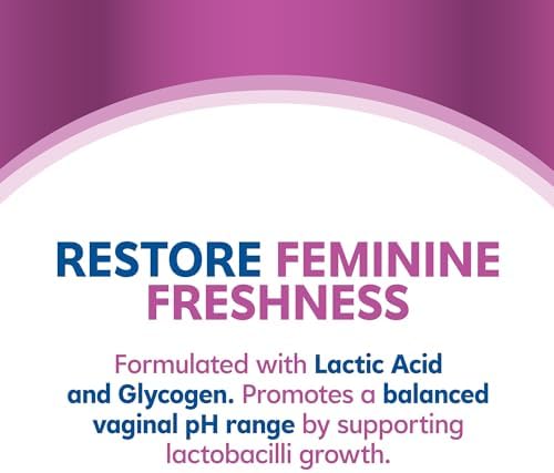 New Freshness Vaginal Odor Relief Gel for Odor Associated with Bacterial Vaginosis, Prefilled Vaginal Suppositories with Gel, 7 Ct