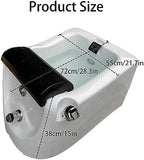 Portable Foot Spa Bathtub Acrylic Foot Bath Deep Foot Bath Spa with Massage can Automatically Drain and Adjust Hot and Cold Water Home Foot Spa Pedicure Bowl Foot Detox Bucket Tub for Home Spa Treatme