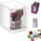 Edible Printer Machine,Mini Color Inkjet Food Printer, Portable Handheld Edible Printers with APP Control for Custom DIY Patterns