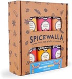 Spicewalla Masala Indian Spice 6 Pack | Chai Masala, Tandoori Masala, Garam Masala, Chaat Masala, Chai Masala, Madras Curry Powder | Non-GMO, Indian Spices Gift Set