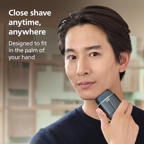 Philips Norelco Shaver 700 Series - Compact Electric Shaver, Lift & Cut System, Dual SteelPrecision Blades, 4D Flex Heads, Wet & Dry Shave, Travel Case, Model S794/94