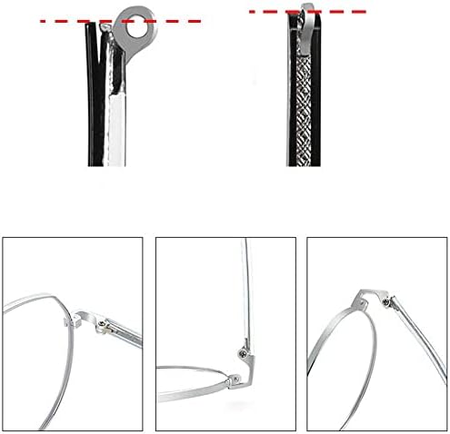 Glasses arms,Glasses arm Replacement Legs, Clear Pink Metal Eyeglass Temples Arms Single Tooth Plastic Glasses Replacement Temples Repair Parts, 1 Pair