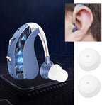 6 Pairs Transparent Hearing Aid Domes Soft Silicone Double Layer Audiphone Ear Tips Replacements Earbud Audiphone Closed Domes Small & Medium & Large