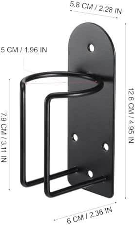 Didiseaon Stainless Steel Barber Hair Clipper Holder Wall Mounted Tool Organizer for Salon Accessories Lightweight Sturdy Electric Shaver Stand for Home Barber Shop Use Aesthetic Hair Tool Rack