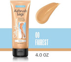 Sally Hansen Airbrush Legs Leg Makeup Lotion | Easy Application, Flawless-Looking Legs, Water-Resistant, Transfer-Proof | Fairest | Natural Tan Finish