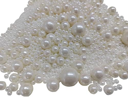 Edible Pearl Sugar Sprinkles White Candy Mixing Size Baking Edible Cake Decorations Cupcake Toppers Cookie Decorating Celebrations Wedding Valentines Easter Halloween Christmas Supplies 120g/ 4.23oz