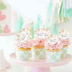 40PCS Edible 16th Birthday Cupcake Toppers Wafer Paper 16 Years Old Number 16 Birthday Cupcake Picks for 16th Birthday Anniversary Party Cake Decorations Supplies