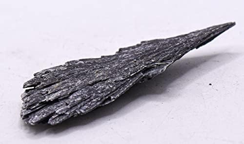 60ct 2.5" Black Kyanite Feather Blades Cluster Rough Natural Gemstone Crystal Mineral Raw Specimen - Brazil